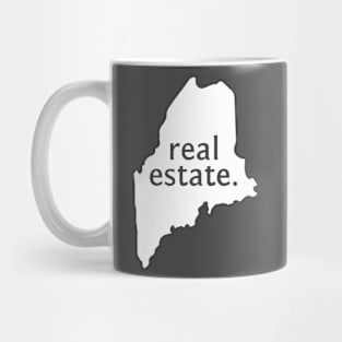 Maine State Real Estate T-Shirt Mug